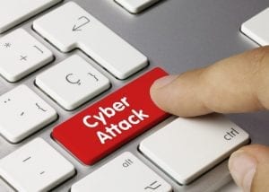 Cyber Attack. Keyboard